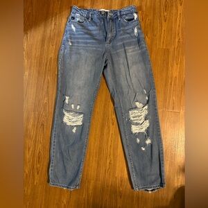 Kancan women’s distressed jeans